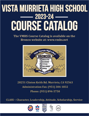 2023-2024 VMHS Course Catalog